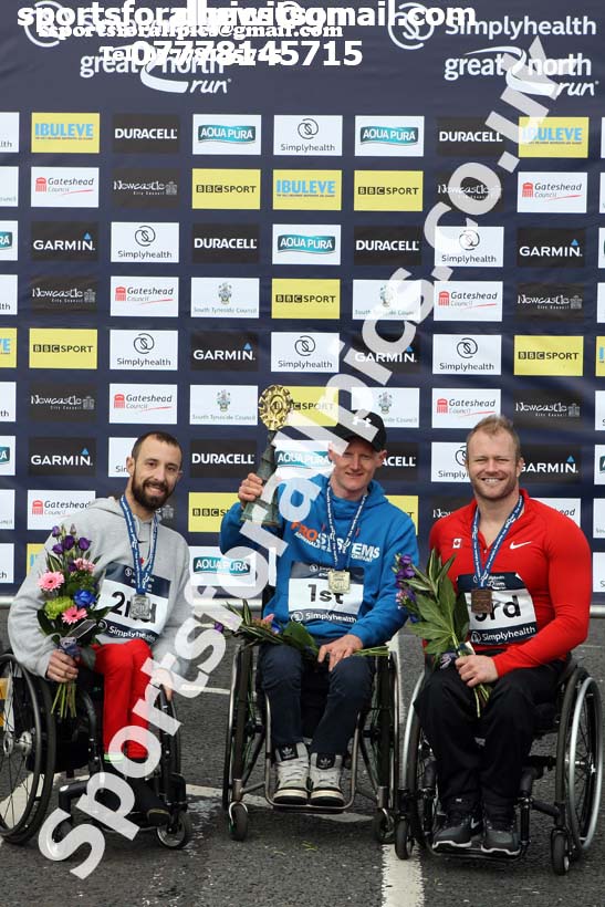 Wheelchair Great North Run, 2017 Simplyhealth Great North Run. Photo: David T. Hewitson/Sports for All Pics
